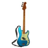 AFTER FENDER, AN ELECTRIC FOUR STRING BASS GUITAR Modelled on the Fender Precision bass, the body