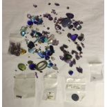 A COLLECTION OF JEWELLER'S FINDS Semiprecious stones.