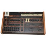 LINN DRUM, A VINTAGE DRUM MACHINE PREVIOUSLY OWNED BY LEO SAYER With naturalistic side panelling and