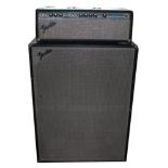 FENDER, BASSMAN, A 100 WATT BASS 4X12 SPEAKER CAB, CIRCA 1967/1968 Converted from USA 110v to UK