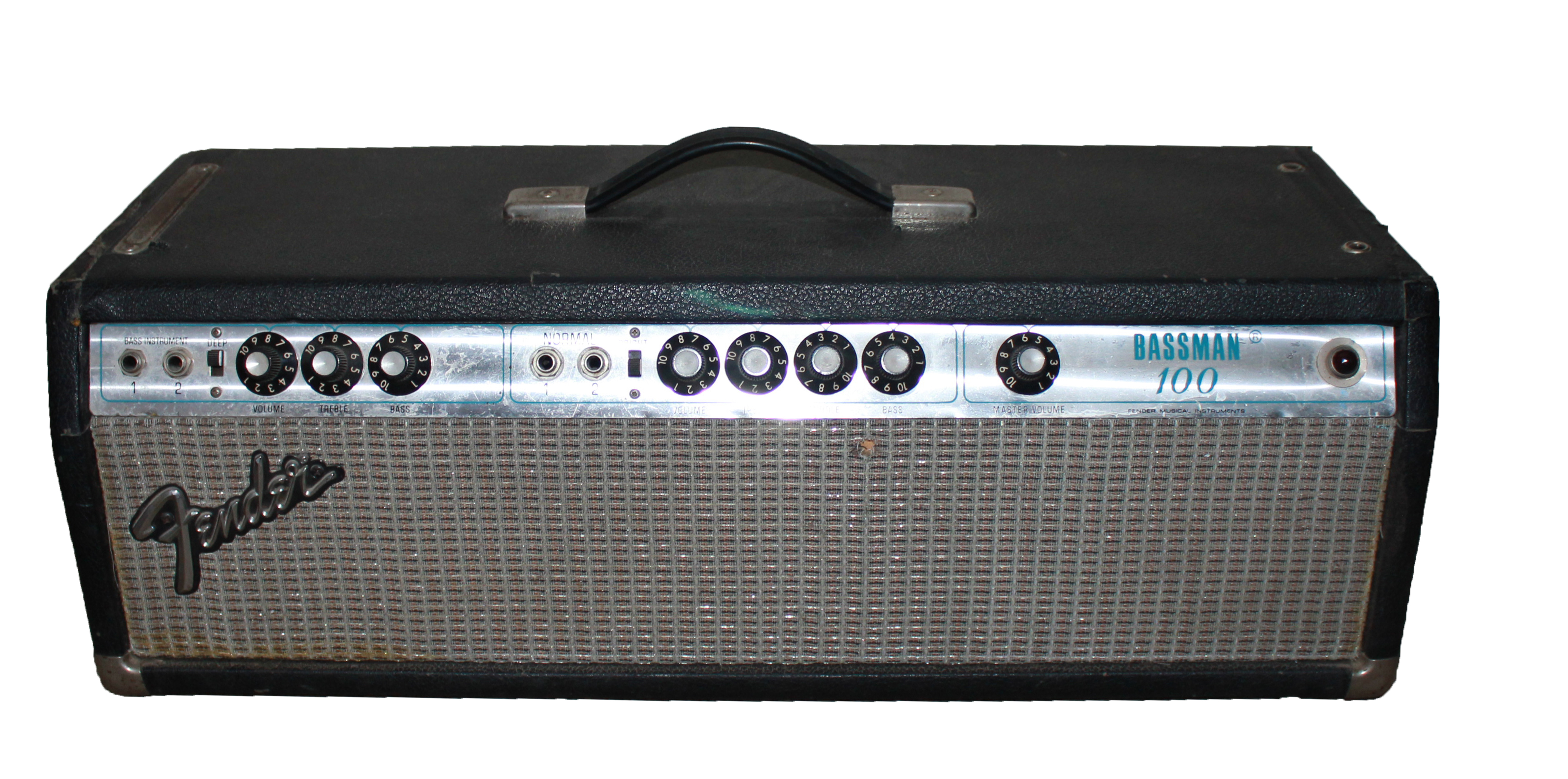 FENDER, BASSMAN, A 100 WATT BASS 4X12 SPEAKER CAB, CIRCA 1967/1968 Converted from USA 110v to UK - Image 7 of 7