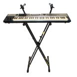 A KAWAI K500S KEYBOARD SYNTHESIZER With pitch bend and modulation features, complete with adjustable