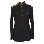 ROYAL DEVON, YEOMANRY ARTILLERY, TUNIC AND TROUSERS All buttons present and marked 'R.D.Y.A.',