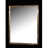 AN EARLY 20TH CENTURY SILVER RECTANGULAR PHOTOGRAPH FRAME Of plain form, hallmarked London, 1903. (