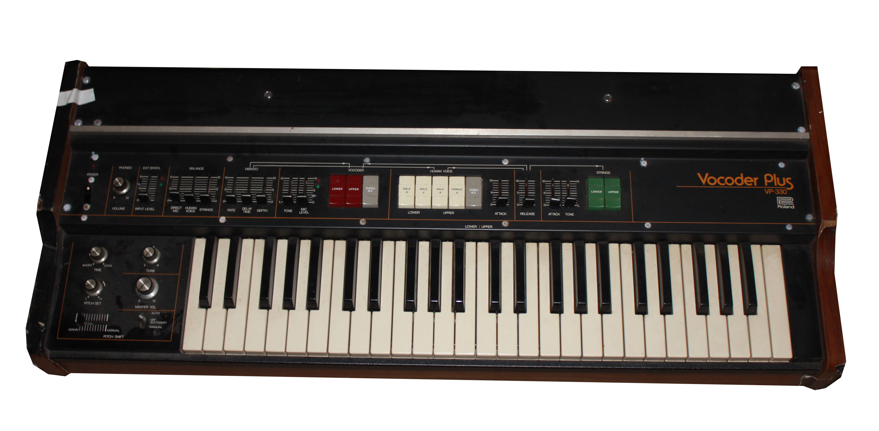 A RARE ROLAND VOCODER VP-330 ANALOG SYNTHESIZER With 10-band vocoder, string synth, human voice