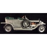 FRANKLIN MINT, A VINTAGE DIE CAST MODEL CAR Marked 'The 1907 Rolls Royce Sliver Ghost Precision