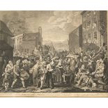 WILLIAM HOGARTH, TWO ORIGINAL 18TH CENTURY BLACK AND WHITE ENGRAVINGS To his Majesty the King of