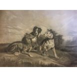 'THE BOASTING HOUND', SIR EDWIN LANDSEER, 1802 -1873, A VICTORIAN ENGRAVING Illustrated with three