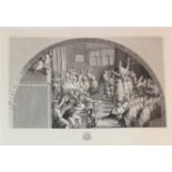 A COLLECTION OF EIGHT NINETEENTH CENTURY BLACK AND WHITE ENGRAVINGS Taken from Frescoes in the