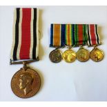 A WORLD WAR I POLICE SPECIAL CONSTABULARY MEDAL The back to read 'For Faithful Service in the