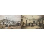 AFTER W SIMPSON, 1823 - 1899, TWO 19TH CENTURY LITHOGRAPHS 'Interior of Raglan's Headquarters -