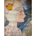 AN EARLY 20TH CENTURY PRINTED OPERA POSTER FOR 'DIE DUBERRY' The poster illustrated with 18th