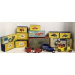 A COLLECTION OF TOY CARS To include boxed Triang spot on Jaguar, a boxed Corgi 309 Aston Martin,