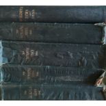 THE BUILDING ITEMS, 1883 - 1885 AND 1893 - 1894, SIX VOLUMES. Condition: folio good