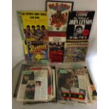 WITHDRAWN !! A COLLECTION OF BEATLES RELATED EPHEMERA To include a Beatles scrapbook, 1970 - 1988,