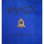 AN EARLY 20TH CENTURY GERMAN WINTER OLYMPICS POSTCARD/STICKER ALBUM, DATED 1936 Containing a