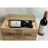 A CASED SET OF SIX BOTTLES OF VINTAGE RED WINE Château Pontet-Chappaz 2000 Cuvée du Maitre