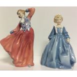 TWO 20TH CENTURY ROYAL DOULTON PORCELAIN FIGURINES Comprising of 'Judith HN 2089' and '