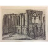AFTER JOHN SELL COTMAN, 1782 - 1842, A COLLECTION OF FOUR BLACK AND WHITE ENGRAVINGS Church