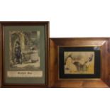 THREE VICTORIAN ADVERTISING PRINTS 'Brown and Polson Paisley Flower', featuring two children
