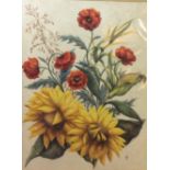 A COLLECTION OF 20TH CENTURY WATERCOLOURS Including a still life of flowers monogrammed 'VF', a