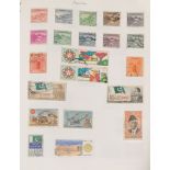 AN ALBUM CONTAINING 20TH CENTURY WORLD STAMPS To include World Wat II Polish, Nazi, German, Spain,