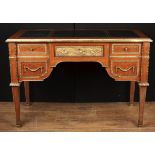 MANNER OF HENRY DASSON, A GOOD QUALITY FRENCH 20TH CENTURY PARQUETRY & GILT METAL MOUNTED FREE