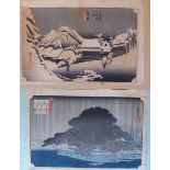 A COLLECTION OF TWENTY JAPANESE WOODBLOCK PRINTS To include Utagawa Hiroshige, 1797 - 1858 and