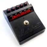 A MARSHALL 'DRIVE MASTER' GUITAR PEDAL For distortion purposes.