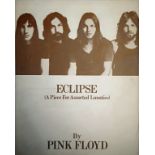 A 1960'S PINK FLOYD PROMOTIONAL PAMPHLET With upcoming tour dates for the year 1969, sold together