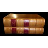 A SET OF EDWARDIAN LEATHER BOUND BOOKS Titled 'Life of Napoleon' by John Holland Rose, published
