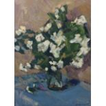 ISKAM VIKTOR VASILIEVICH, OIL ON BOARD Still life, a bouquet of flowers, signed lower right and