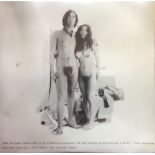 JOHN LENNON, A 1968 FIRST PRESSING VINYL LP Unfinished music No.1 Two Virgins, Apple Music logo to