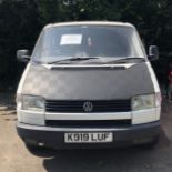 A VOLKSWAGEN TRANSPORTER MOTOR CARAVAN, 1993 2500cc petrol, MOT March 2019, mileage 82612, fitted