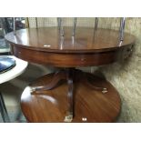 Circular Pedestal Leg Meeting Table