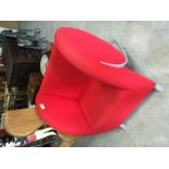 Red Arflex Designer Armchair