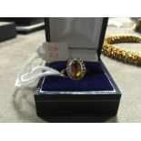 9ct Gold Citrine Ring