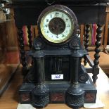 Mercury Movement Slate Mantle Clock