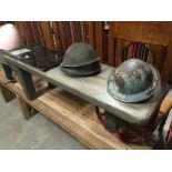 Handmade Reclaimed Drinks Garden Bench Potstand on Wheels