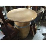 Reclaimed Barrel Table