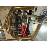 Gilt Frame over Mantle Mirror