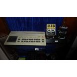 A VINTAGE ROLAND TR-626 RHYTHM COMPOSER Sold together with a Germanium Electro-Harmibox pedal, a