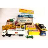 DINKY, A SELECTION OF VINTAGE TOYS Models include breakdown lorry, boxed, Pullmore car