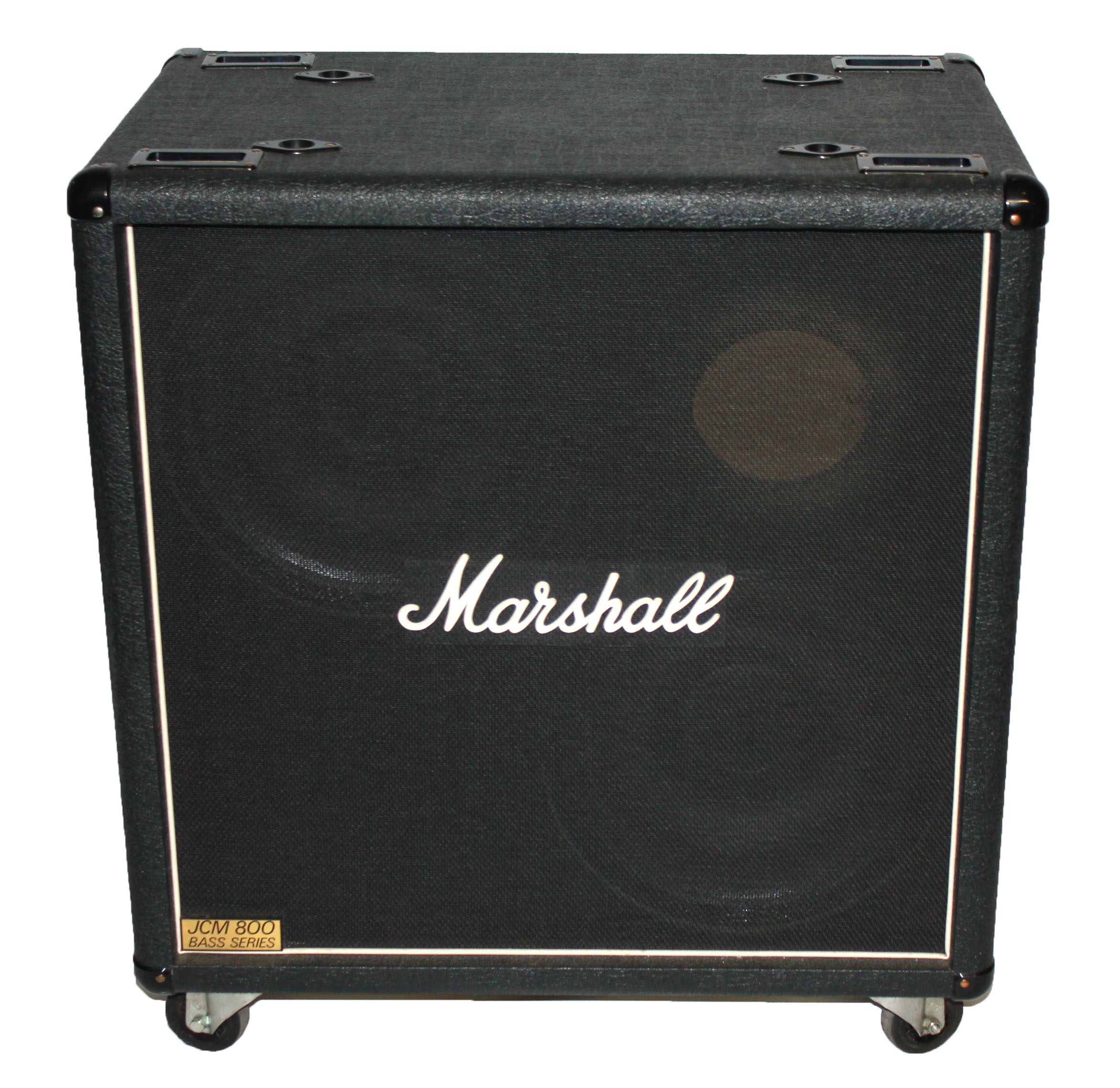 A MARSHALL JCM 800 BASS SERIES SPEAKER The matt black cabinet with carrying handles and castors. - Image 2 of 3