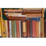 A LARGE COLLECTION OF ANTIQUE AND LATER HARDBACK NOVELS Botanical and geographical, seven boxes.