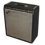 A FENDER 4X10 CONCERT REVERB TREMOLO, CIRCA 1983 With pedal, UK model.