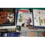 A LARGE COLLECTION OF HARDBACK REFERENCE BOOKS Art, historical and literature, six boxes.