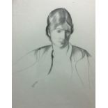 WYNDHEM LEWIS, 1882 - 1957, 'NAOMI MITCHISON', A LIMITED EDITION (138/200) LITHOGRAPH Signed lower