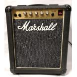 A MARSHALL 5005 LEAD 12 COMBO AMPLIFIER With brushed aluminium panel.