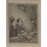 MALCOLM DRUMMOND, 1880 - 1945, BLACK AND WHITE ETCHING Mile End Theatre, bearing a Thomas Agnew